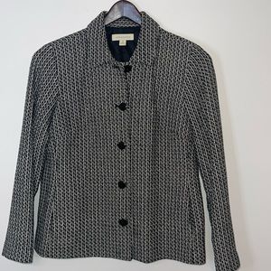 Appleseed's Tweed Jacket Black & White Size 16